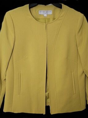 Tahari ASL Citron Jacket NWT 3X Stunning Retail $155